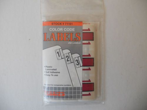 Tabbies End Tab Labels 71101  1s only  252 labels