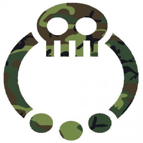 30 custom camo skull ring personalized address labels for sale