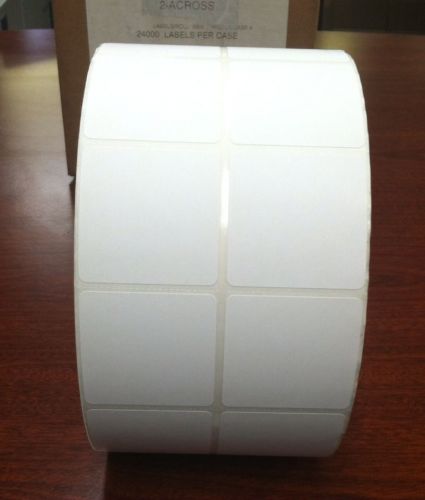 Thermal transfer labels - 2&#034; x 2&#034; - 4 roll case - new for sale