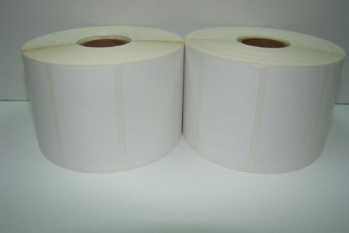 10 Rolls of 1375 REMOVABLE 3x1 Direct Thermal Zebra 2844 Datamax Sato Labels