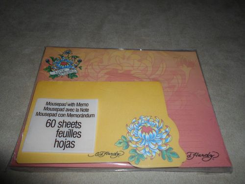 Ed Hardy 60 Sheet Mousepad (8&#034;X 6&#034;) &amp; Memo Pad (5 1/2&#034; X 3 3/4&#034;)~NEW IN PACKAGE!