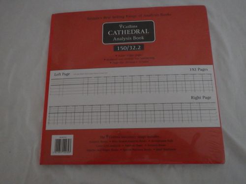 Collins Cathedral Analysis Book 192 Pages 150/32.2 New Sealed 11 3/4 x 12 3/8