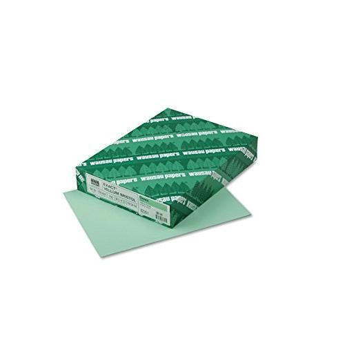 Neenah exact vellum bristol, 67 lb, 8.5 x 11 inches, 250 sheets, green new for sale