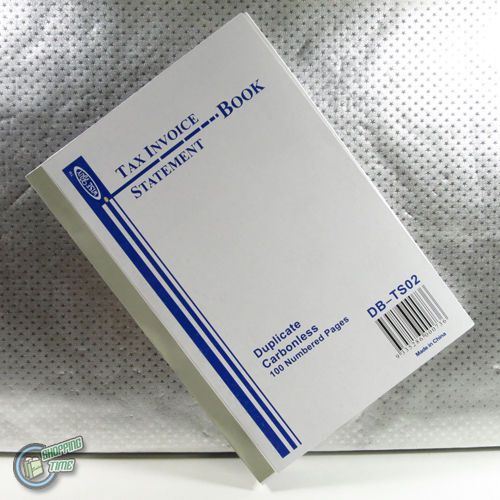 100 Tax Invoice Statement Book Duplicate Carbonless A5