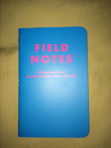Field Notes Colors Unexposed Blue