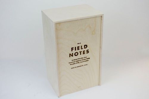 Field notes brand archival wooden box made in usa for sale