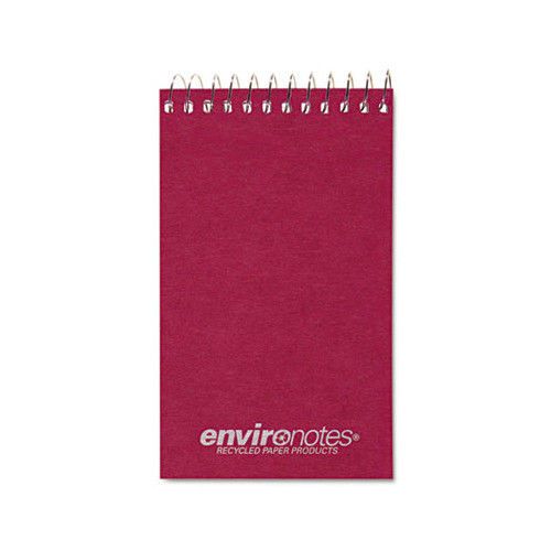 Wirebound Memo Book, 3 x 5, 60 Pages, Narrow Ruled, Assorted Earthtones Set of 3