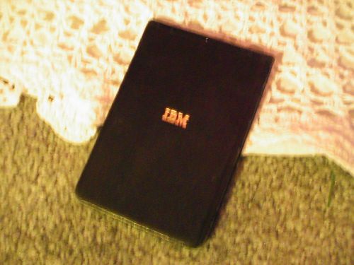 IBM THINK vintage black pocket notebook circa 1950&#039;s