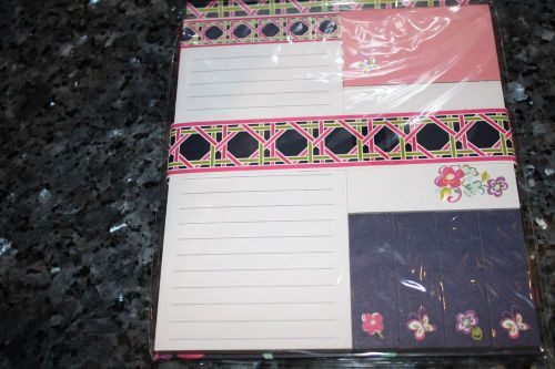 NEW Vera Bradley forget me nots sticky notes Ribbons