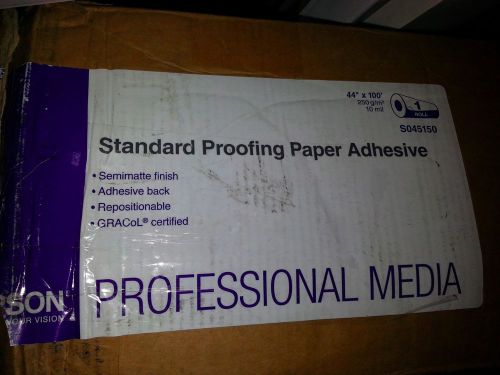 S045150 Standard Proofing Paper Adhesive 44&#034; x 100&#039;