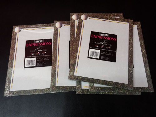 Expressions 8.5&#034; x 11&#034; Golf Theme Printing Paper 25 Sheets/24lb per  (6 packs)