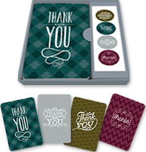 Note Cards - Foil Thank You