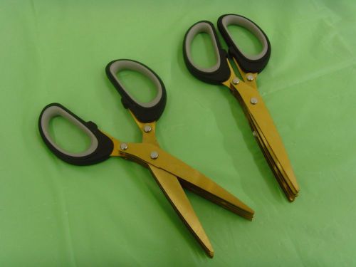 Titanium Coated Shredding Scissors Set of 2
