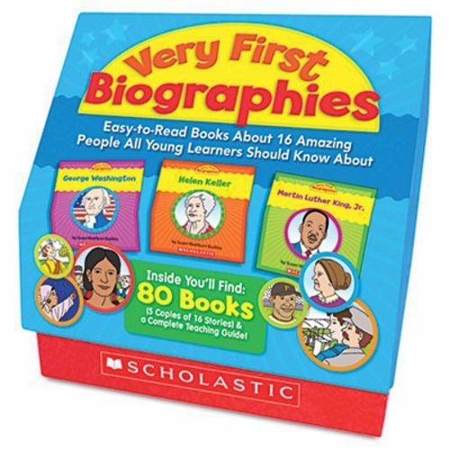 Scholastic Very 1st Biographies, Books &amp; Teaching Guide, PreK-K (SHS0545172802)