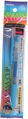 Zebra Sarasa Clip Gel Ink Ballpoint Pen 0.5mm Light Blue Ink