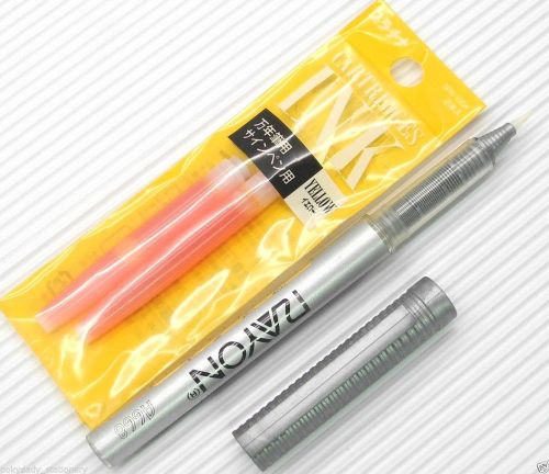 6X Platinum cartridges YELLOW+ 2 RAYON cartyridge system calligraphy brush pen