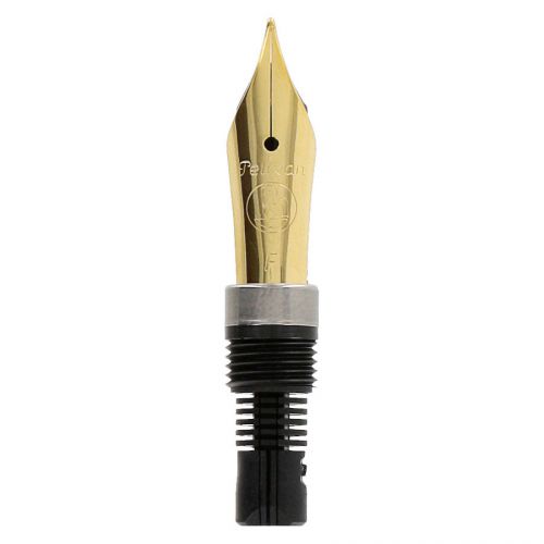 Pelikan m200 stainless steel gold-plated replacement nib, fine point, each for sale