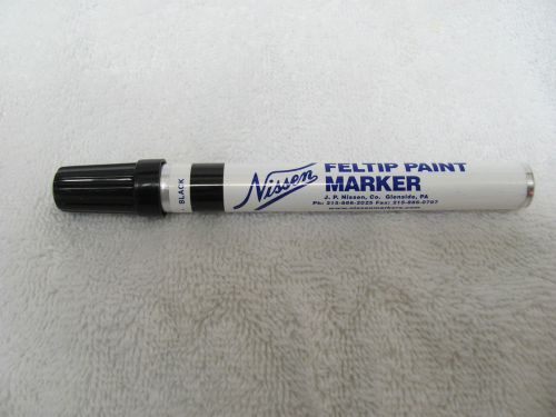 Nissen feltip paint marker, black 00352 for sale