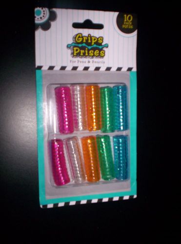 SPIRAL TYPE GEL~Pen and Pencil Grips -10 per Pack