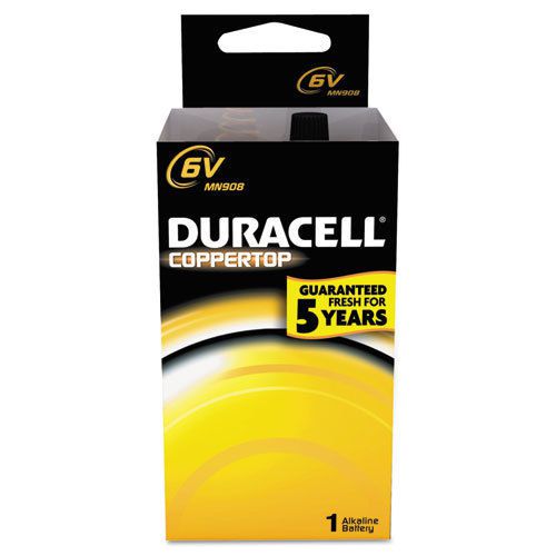 Duracell Coppertop Alkaline Lantern Battery, 6V, EA - DURMN908