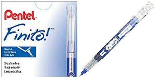 PENTEL Finito Porous Point Pens, Extra-Fine, Blue- 1 Each