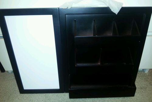 Shelf with dry erase board and media storage for sale
