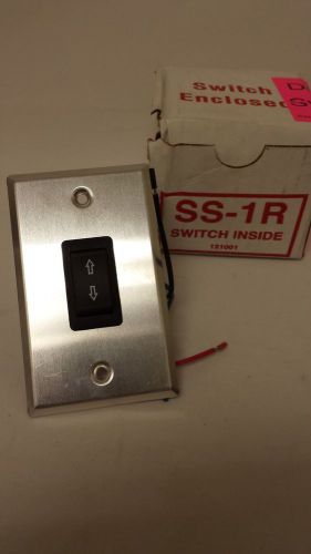 Draper Single Station Control SS-1R - Projection screen key-switch - blac 121001