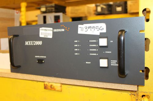 Motorola Iridium MXU2000 Satellite Communications Phone System