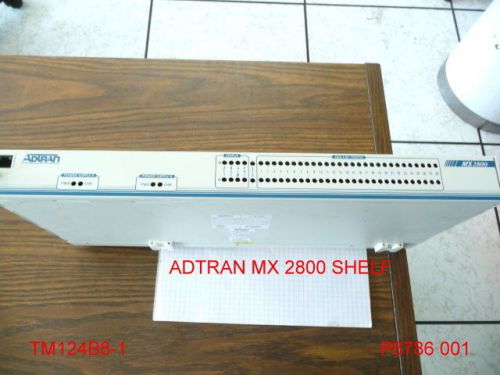ADTRAN MX2800 SHELF P/N1200290L1