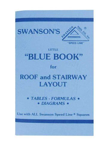 NEW Swanson Tool P0110 Little Blue Book of Instructions for Roof and Stairway La