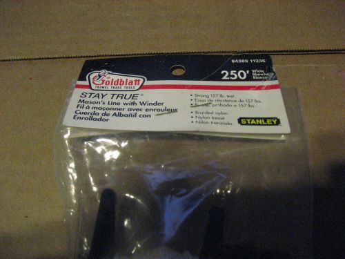 STANLEY 250&#039; MASON&#039;S LINE WITH WINDER 3ROLLS (AA8977-3)
