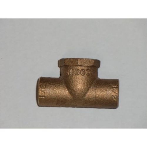 Nibco cast brass / bronze 1/2&#034; adapter tee cl712 for sale