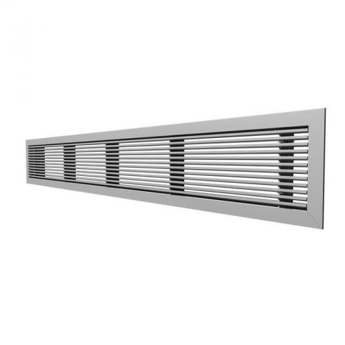 New~price indus. aluminum lbph heavy duty linear bar register/vent grille 50&#034; l for sale