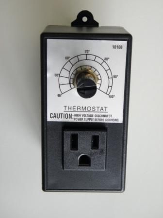 Thermostat - Crawl Space Doors, Foundation Openings, Shutter Fan, Portable Fan