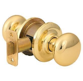 2 yale cambridge 10cb passage interior door knob set nonlock brass d3106302 lsp for sale