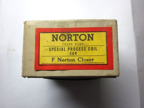 Vintage Door Closer Special Process Steel Coil Spring Norton F 3&#034;X2 1/8&#034;