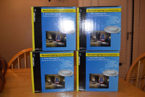 Cooper lighting p300tww one-light 5-3/4 inch recessed ceiling light lot of 4 for sale