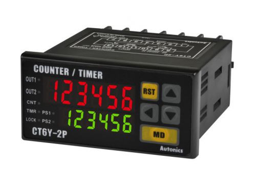 Digital Autonics Counter/Timer CT6Y-2P 6 digit 2 presets (92 avlbl) Lab quality