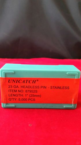 1&#034; Stainless Steel  23 GA.Micro Pins 5000/Box Grex,Porter Cable &amp; Bostitch