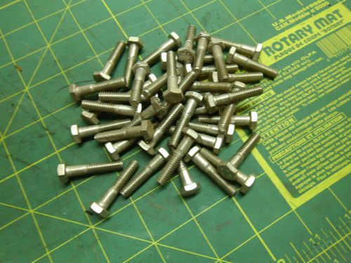 1/4-20 HEX HEAD BOLTS / SCREWS STAINLESS STEEL (QTY 42) #4372A