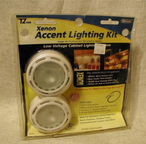 Xenon Accent Lighting Kit low voltage cabinet lighting two bulbs