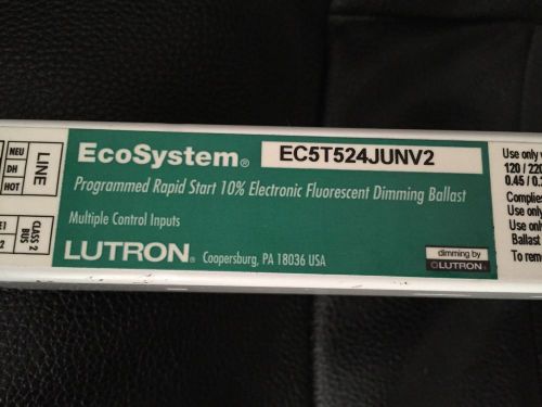 Lutron EC5T524JUNV2 EcoSystem® Electronic Compact Fluorescent Dimming Ballast