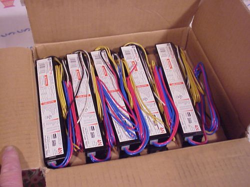 1 box of 10 ge432max-n/ultra light ballasts for f32t8 flourescent lamps 78627 for sale