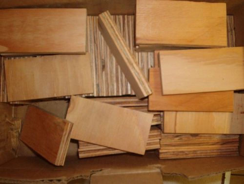 35 PLYWOOD PIECES SPACERS 3 1/8 X 1 9/16 X 1/4