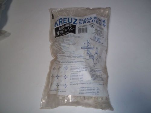 Kreuz glass block spacers abk-ro5 3-7/8&#034; x 1/4&#034; - new for sale