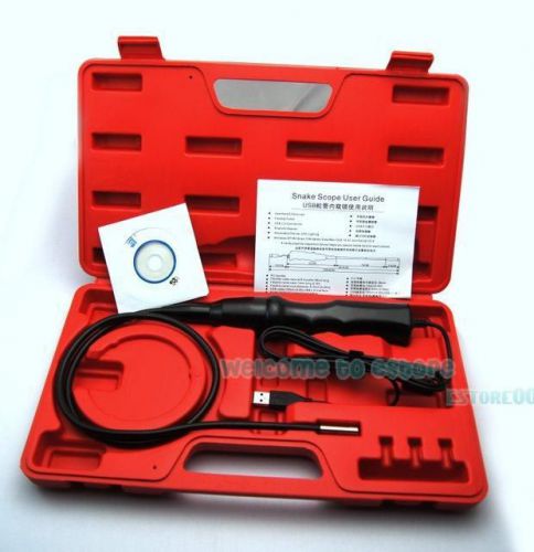 7.2mm 6leds usb endoscope inspection snake camera borescope+magnet+hook+mirror for sale