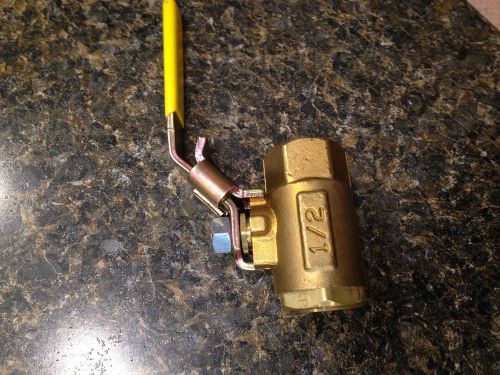 1/2&#034; locking brass ball valve npt for sale