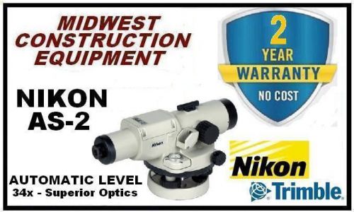 New nikon as-2 automatic level - 34x - precise measurements for sale