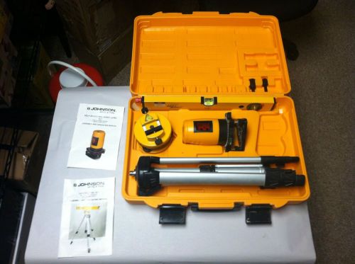 Johnson laser level kit 9100 &amp; self-adjusting kit 9320 for sale