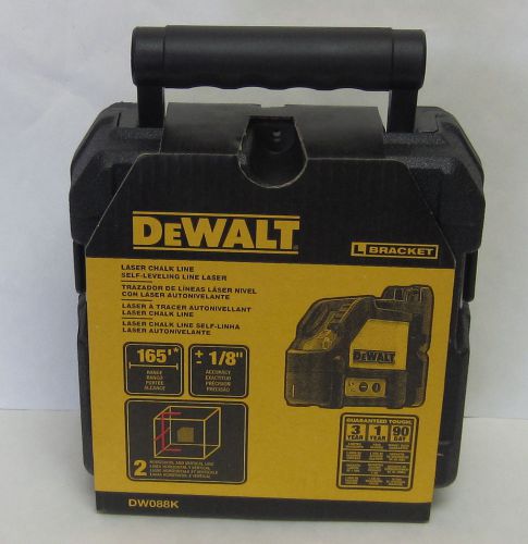 DeWalt DW088K Laser Chalk Line Self-Leveling Line Laser with Case